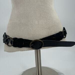 Fossil dark brown leather belt